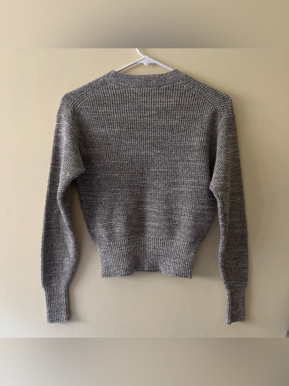 Buck Mason Seafarer Cotton Shrunken Crew in Marled Coastal Cedar 🩶 - Picture 5 of 6